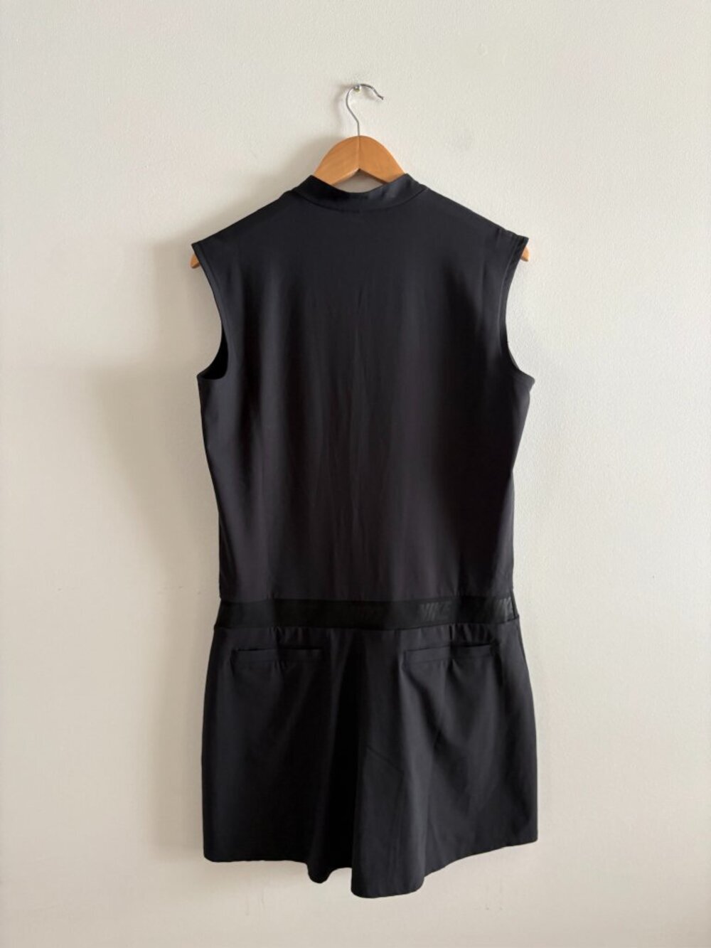 Nike Golf Stretch Woven Dri-FIT Romper Black Size Medium - Picture 4 of 6